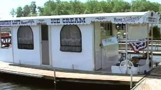 SOLDPADDLEWHEEL COUNTRY LOFT QUEEN STERNWHEELER ICE CREAM CONCESSION BOAT [upl. by Sewell]