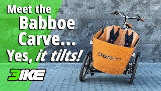 Meet the Babboe Carve  a tilting cargo trike [upl. by Irtimed150]