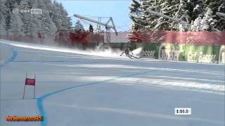 Kitzbuhel 2011 Downhill  Didier Cuche HD 1080p [upl. by Waters]