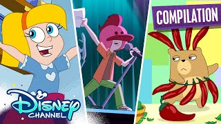 Top 10 Hamster amp Gretel Music Videos  Compilation  Disney Channel Animation [upl. by Nicola]