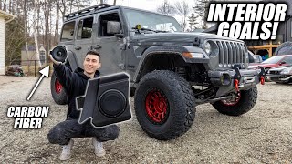 The Jeep Sounds INSANE😍 OEM Audio  Install amp Review [upl. by Hessney]