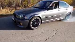 BMW E46 330D Burnout [upl. by Ynnep]