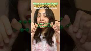 Green Aventurine Crystal Meaning healing properties and benefits for good luck [upl. by Monty656]