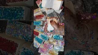 white chalk with glitter full vid on pg chalk chalkasmr gymchalkasmr asmr reformedgymchalk [upl. by Anilak]