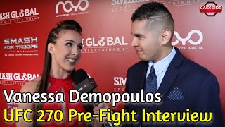 Vanessa Demopoulos on Return to 115 lbs New Faces at Fight Ready Silvana Juarez  UFC 270 [upl. by Einor]