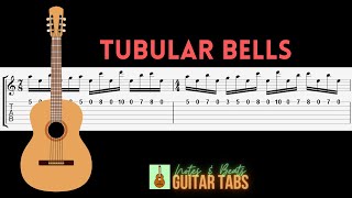 Mike Oldfield Tubular Bells The Exorcist theme GUITAR TAB [upl. by Carew]