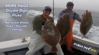 MORE HUGE Double Digit Fluke  Day 2 Nantucket Shoals Flounder  Fluke Fishing 2024 [upl. by Tobey]