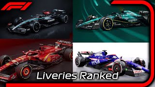 F1 2024 Liveries Ranked [upl. by Llenrup]