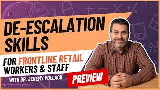 Deescalation Training for Retail Workers  Online Course Preview  Dr Pollack [upl. by Hcab]