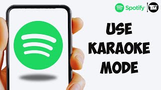 How To Karaoke on Spotify Easiest Way  Spotify Karaoke Mode 2024 [upl. by Lahcear]