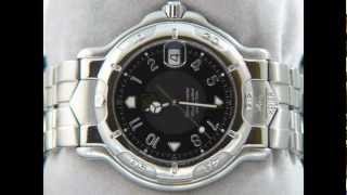 TAG Heuer 6000 Automatic Chronometer Full size Man with Black Dial WH51142 [upl. by Iloj]