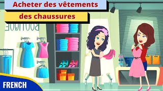 Shopping for Clothes and Shoes  Daily French Conversation [upl. by Nnaarual977]