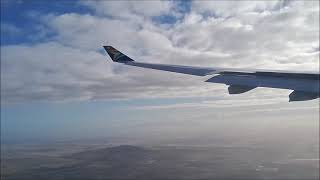 SAA landing in Cape Town  South Africa  pousando na Cidade do Cabo  África do Sul  A330300 [upl. by Quent]