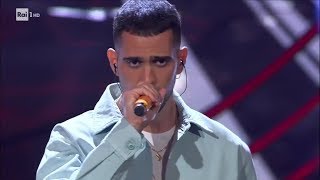 Mahmood canta quotGioventù bruciataquot  Sanremo Giovani 21122018 [upl. by Layman]