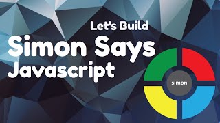 How to Program Simon Game Javascript Part 1 [upl. by Elehcar]