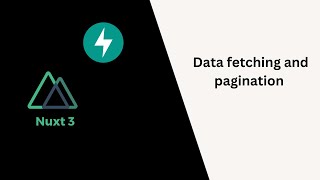 Nuxt 3 pagination with datafetching  Fast API  Nuxt 3 [upl. by Ronald]