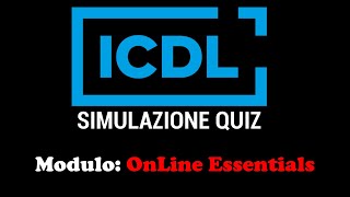 Quiz ECDLICDL  Simulazione Online Essentials [upl. by Marius]