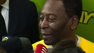 World Cup final Pele bets on the victory of Germany [upl. by Nylrem]