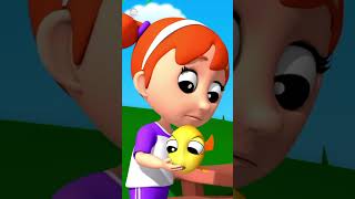 12345 Once I Caught A Fish Alive shorts kidssongs nurseryrhymes littlelearner [upl. by Alidia]