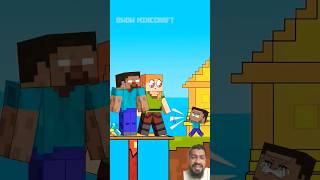 मम्मी पापा हेल्प मी 🥺🪙 Help Baby Steve to Choose the Best Parent Minecraft ANimation minecraft [upl. by Eidoj]