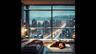 Chill Shepherd Lofi Winter Nights in Vancouver 🐾❄️ [upl. by Layap]