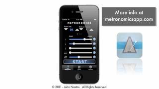 Metronomics  a metronome for iOS [upl. by Enimasaj944]