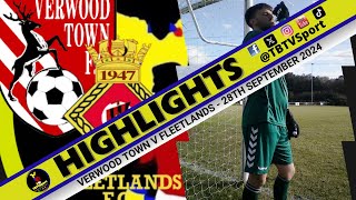 HIGHLIGHTS Verwood Town v Fleetlands Wessex League Division One nonleague football highlights [upl. by Wieren815]