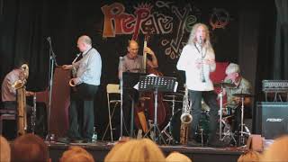 Alan Barnes Julian Marc Stringle with David Newton Trio at Upton Jazz Festival 2019 [upl. by Wulfe]