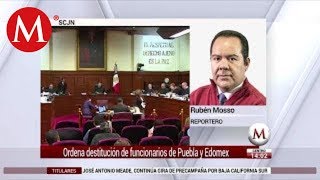 Corte ordena destituir a alcaldes de Edomex y Puebla [upl. by Di664]