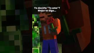 Yo mejor te dedico está canción quotMineroquot Minecraft minecraftpe minecraftmemes minecraftanimation [upl. by Yeroc]