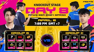 EN FFWS SEA Spring 2024  Knockout Stage  Day 8 [upl. by Karlee]