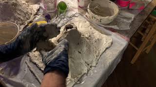 Making a Plaster Volcano for Ammonium Dichromate Fiery Volcano Science Experiment [upl. by Etam]