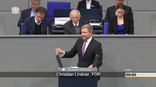 Christian Lindners Antwort auf Merkel [upl. by Karna]