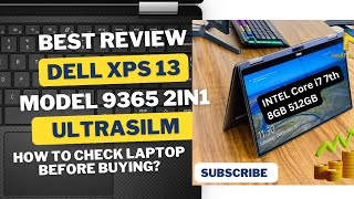 DELL XPS 13 9365 2IN1 LAPTOP REVIEW  HindEnglish Subtitles [upl. by Enimajneb350]