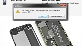 iPhone 4s error 29 when restoring in iTunesApple iPhone 4S iTunes Error 29 Hardware Fix [upl. by Skoorb]