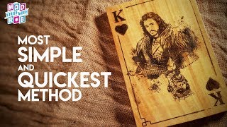 How to print on wood AT HOME  Easiest Hack  Game of Thrones  IN HINDI [upl. by Loyce866]