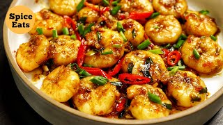 STIR FRY PRAWNS  CHILLI GARLIC SHRIMP STIR FRY  SHRIMP STIR FRY RECIPE [upl. by Bevvy505]