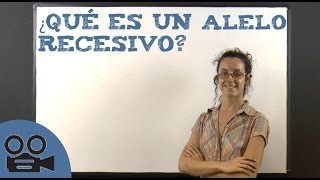 Qué es un alelo recesivo [upl. by Cath]