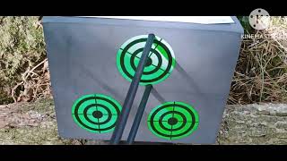 New archery cube target test [upl. by Akinnor375]