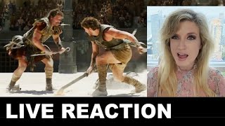 Gladiator 2 Trailer REACTION [upl. by Akenit]