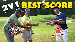 2v1 Best Score Golf Match  Bandar Golf VS Indogolfhack [upl. by Melantha156]