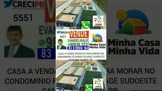 Casas a Venda Em Campina Grande Condomínio Fechado Vilhage Sudoesteevandrocorretormissionario [upl. by Idalia]