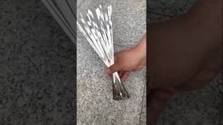 Stainless steel cable ties firmly fix things and can be used repeatedly tools besttools [upl. by Adnirual]