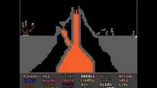 Powder game  realistic volcano [upl. by Louise]