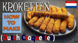 Make Kroketten  Dutch Croquettes🇳🇱 [upl. by Joby]