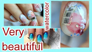 Gradient on nails with gel polish 2024 [upl. by Ecirum]