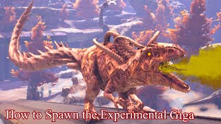 How to SPAWN the Experimental Giga in Genesis Part 2 Console amp PC [upl. by Aillemac]