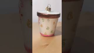 Old World Christmas Ice Cream Tub Ornament [upl. by Sommers733]