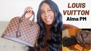 Louis Vuitton Alma Pm 2 Year Update Review What Fits amp Comparison to Alma BB Which is better 🤎 [upl. by Assili]