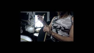 Isolated finger rebound exercise drums drummer drumtutorial drumcover fingertechnic drumming [upl. by Guenevere]